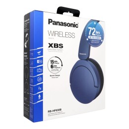 Wireless headphones on-ear ENC PANASONIC RB-HF630BE-A blue