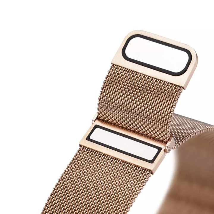 DUX DUCIS strap MILANESE magnetic stainless steel 20 mm gold