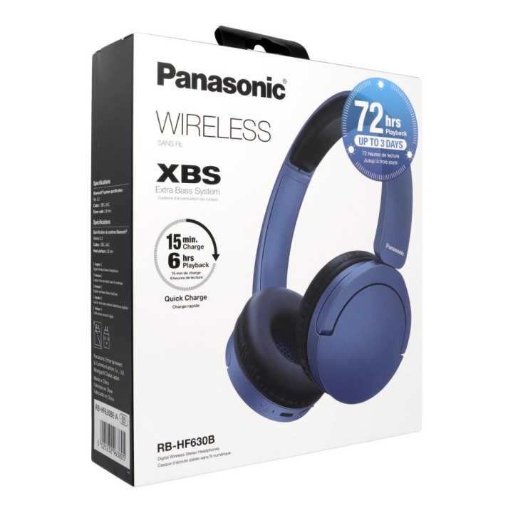 Бездротові накладні навушники ENC PANASONIC RB-HF630BE-A сині