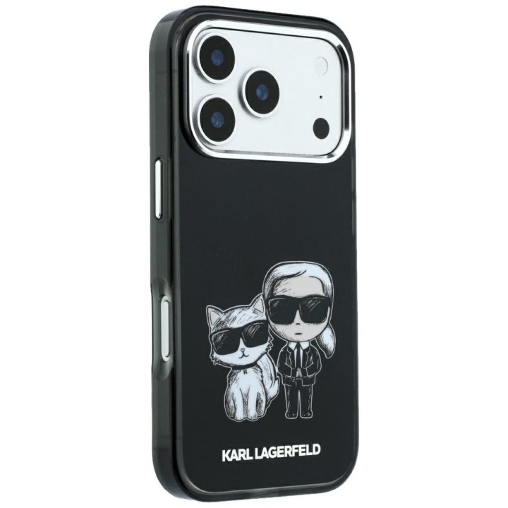KARL LAGERFELD case for IPHONE 18 Pro/17 Pro compatible with MagSafe (Bodies Sketch) black