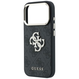 GUESS чохол для IPHONE 18 Pro /17 Pro (Big Strass Logo 4G) коричневий