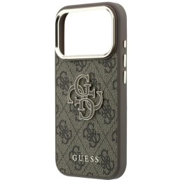 GUESS case for IPHONE 18 Pro Max/17 Pro Max (Big Resin Logo 4G) brown