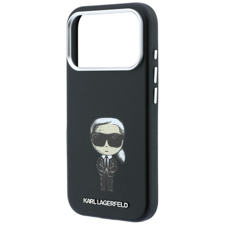 KARL LAGERFELD чохол для IPHONE 18 Pro/ 17 Pro сумісний із MagSafe (Smooth Ikonik Sketch) чорний