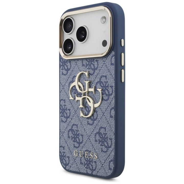 GUESS case for IPHONE 18 Pro /17 Pro (Big Classic Logo 4G) blue