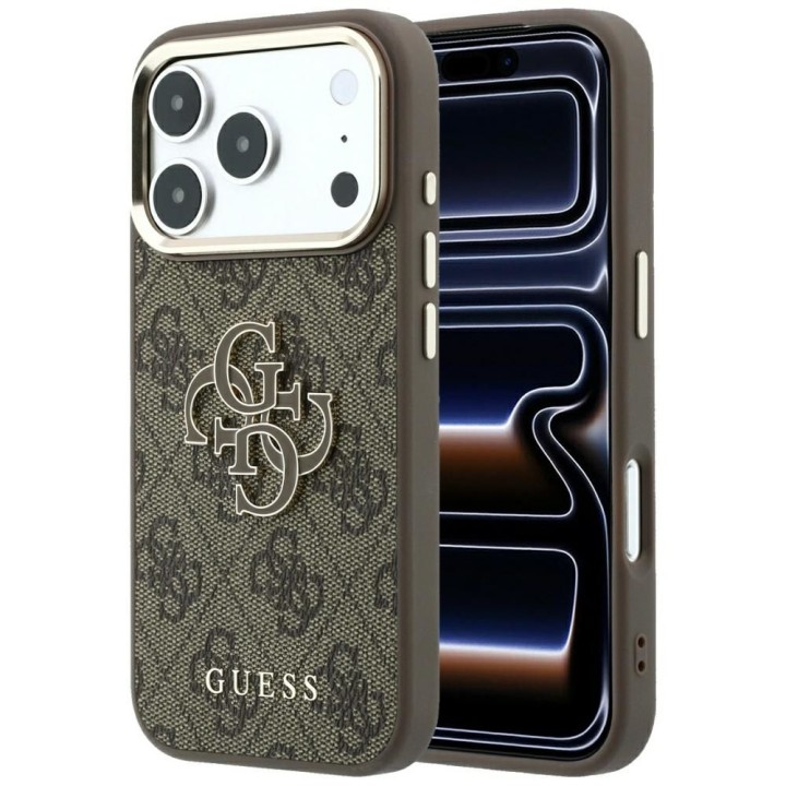 GUESS чохол для IPHONE 18 Pro Max/17 Pro Max (Big Resin Logo 4G) коричневий