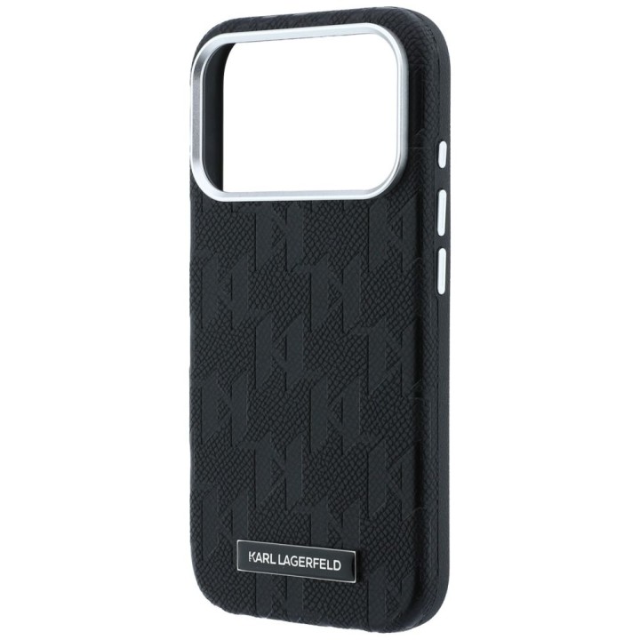 KARL LAGERFELD case for IPHONE 18 Pro Max/17 Pro Max compatible with Magsafe (Mono Resin Logo) black