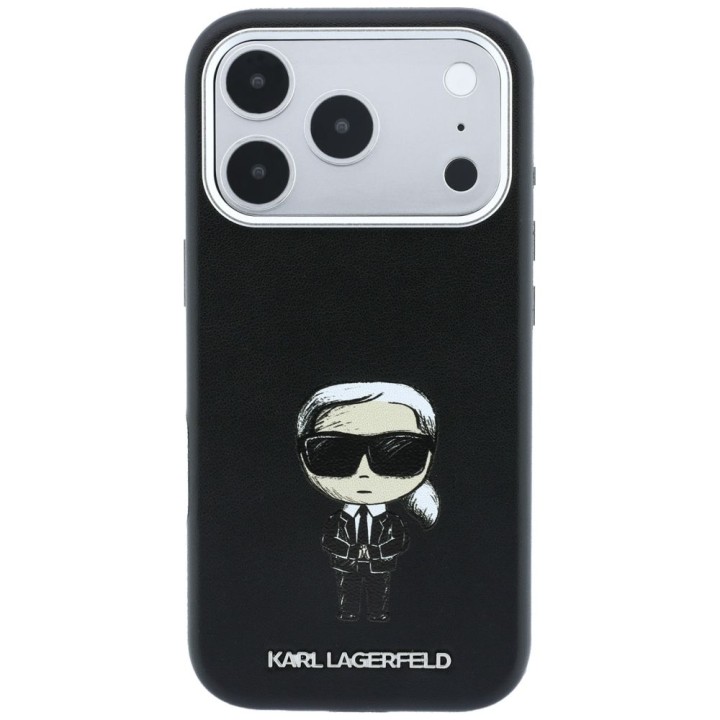 KARL LAGERFELD чохол для IPHONE 18 Pro/ 17 Pro сумісний із MagSafe (Smooth Ikonik Sketch) чорний