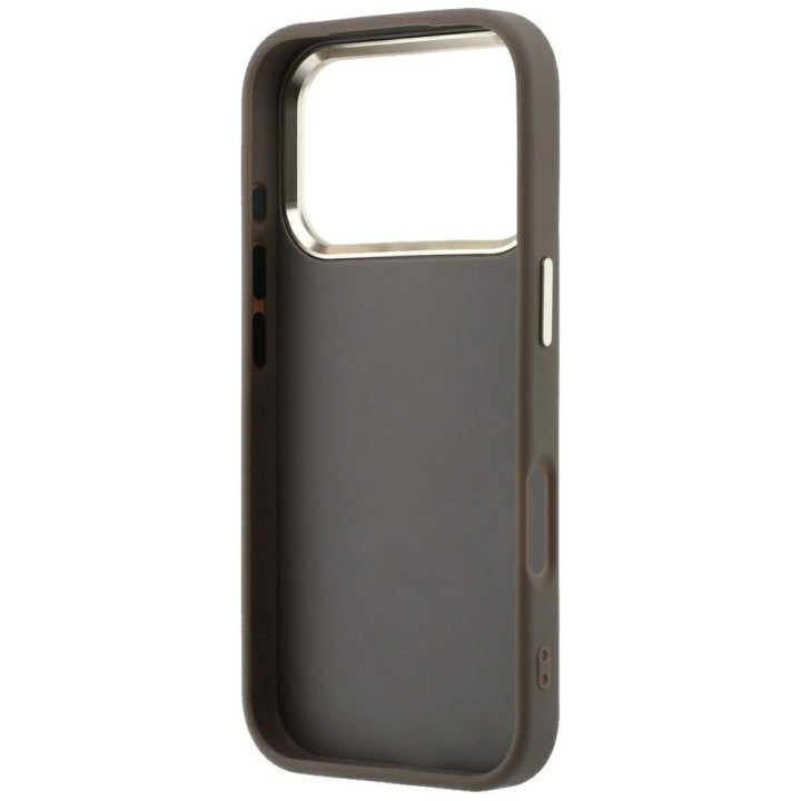 GUESS case for IPHONE 18 Pro Max/17 Pro Max (Big Strass Logo 4G) brown