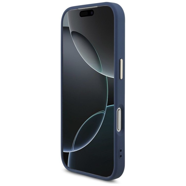 GUESS чехол для IPHONE 18 Pro /17 Pro (Big Classic Logo 4G) синий