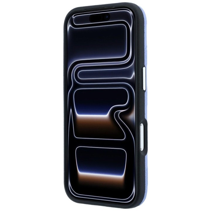 KARL LAGERFELD case for IPHONE 18 Pro Max/17 Pro max compatible with Magsafe (Mono Resin Logo) light blue