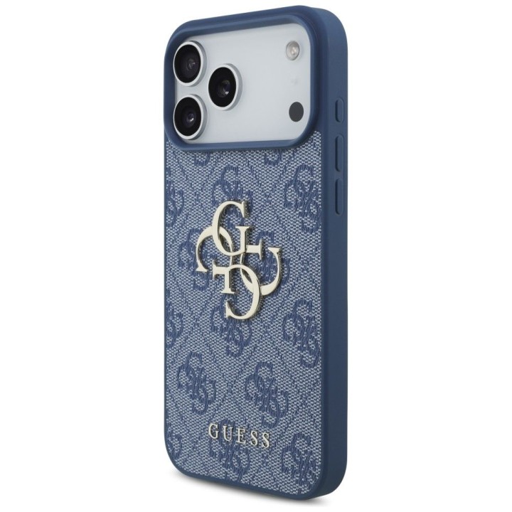 GUESS чехол для IPHONE 18 Pro Max/17 Pro Max (4G Big Logo) синий