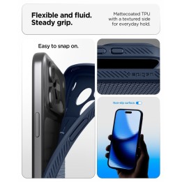 SPIGEN чохол LIQUID AIR для IPHONE 18 Pro / 17 Pro navy blue