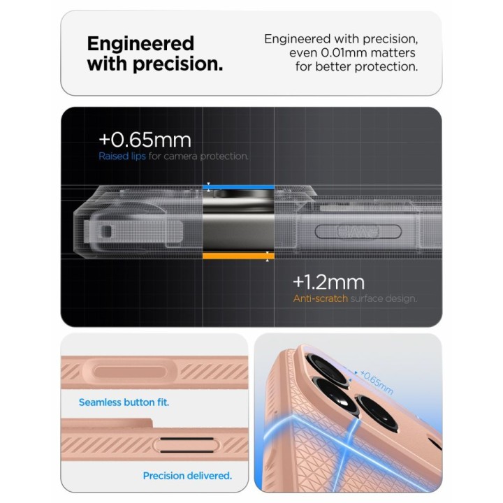 SPIGEN чехол LIQUID AIR для IPHONE 18 Pro Max / 17 Pro Max rose titanium