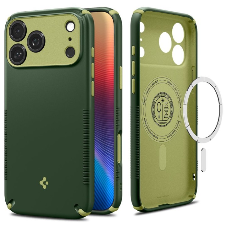 SPIGEN чехол NANO POP HYBRID, совместимый с MagSafe, для IPHONE 18 Pro Max / 17 Pro Max avo green