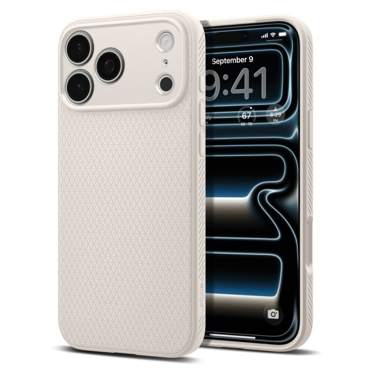SPIGEN case LIQUID AIR for IPHONE 18 Pro Max / 17 Pro Max natural titanium