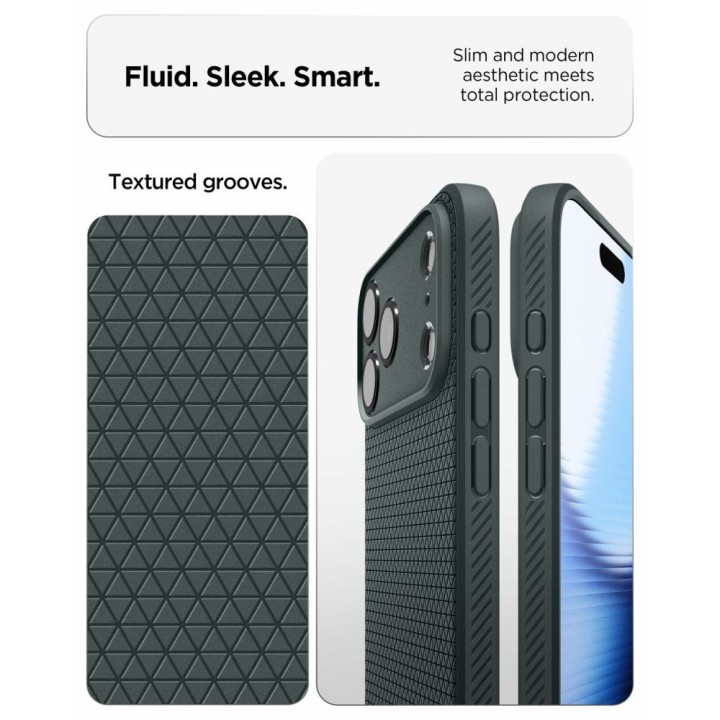 SPIGEN case LIQUID AIR for IPHONE 18 Pro Max / 17 Pro Max abyss green