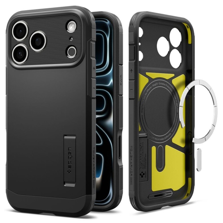 SPIGEN чохол RUGGED ARMOR, сумісний із MagSafe, для IPHONE 18 Pro Max / 17 Pro Max матовий чорний