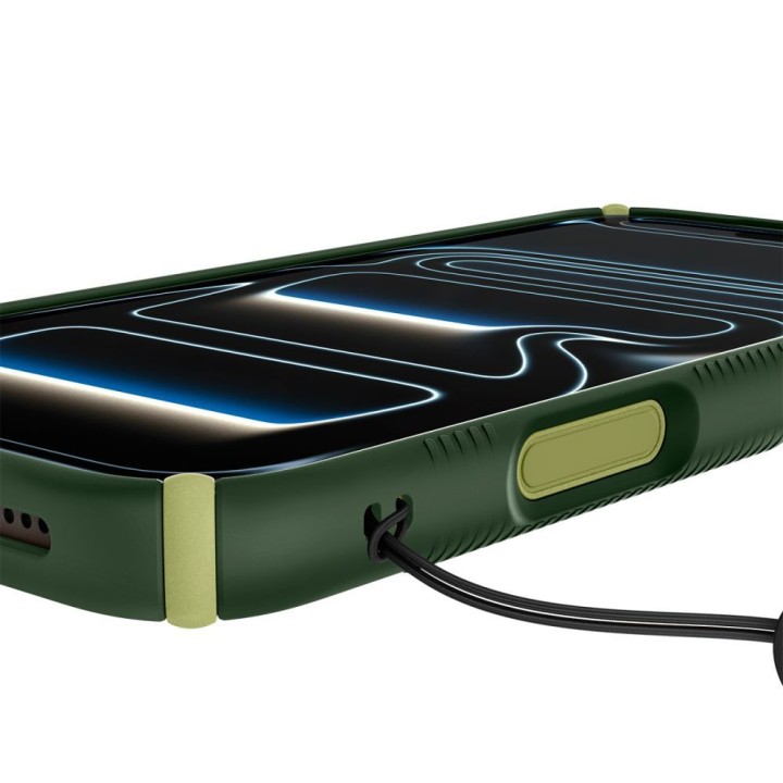 SPIGEN case NANO POP HYBRID compatible with Magsafe for IPHONE 18 Pro / 17 Pro avo green