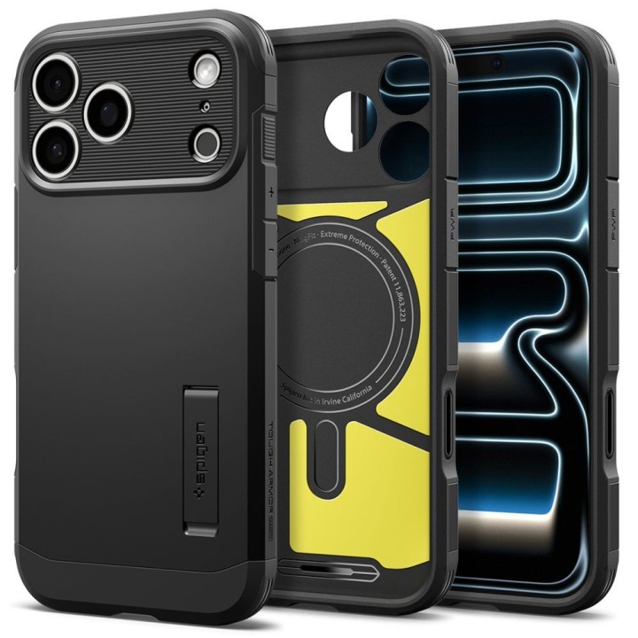 SPIGEN чохол TOUGH ARMOR T, сумісний із MagSafe, для IPHONE 18 Pro Max / 17 Pro Max чорний