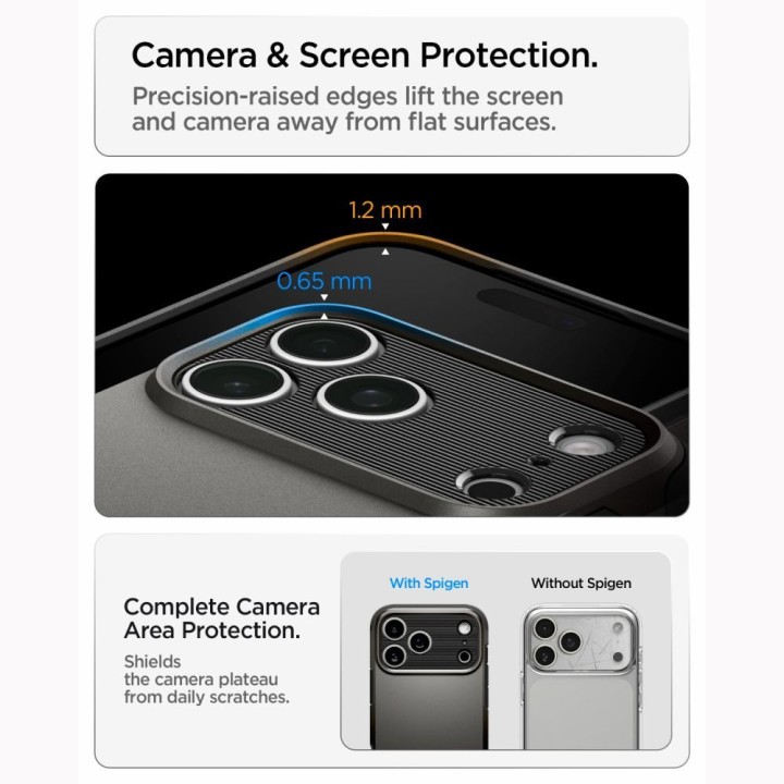 SPIGEN case TOUGH ARMOR T compatible with MagSafe for IPHONE 18 Pro Max / 17 Pro Max gunmetal