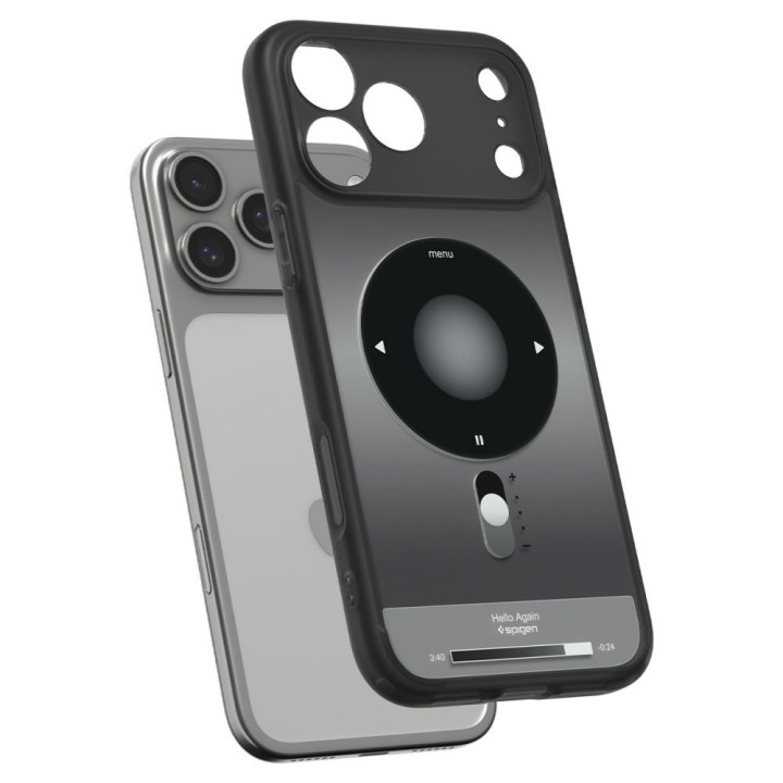 SPIGEN чохол ULTRA HYBRID, сумісний із MagSafe, для IPHONE 18 Pro / 17 Pro класичний чорний