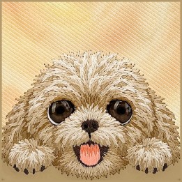 NIMMY чехол BIG EYED LYING TEDDY POODLE совместимый с Magsafe для IPHONE 18 Pro/17 Pro коричневый