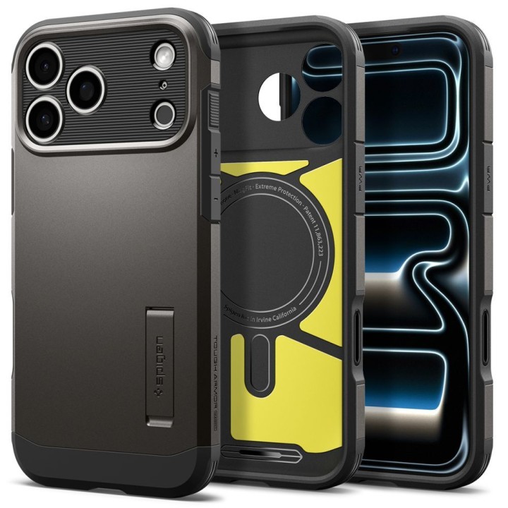 SPIGEN чохол TOUGH ARMOR T, сумісний із MagSafe, для IPHONE 18 Pro Max / 17 Pro Max gunmetal