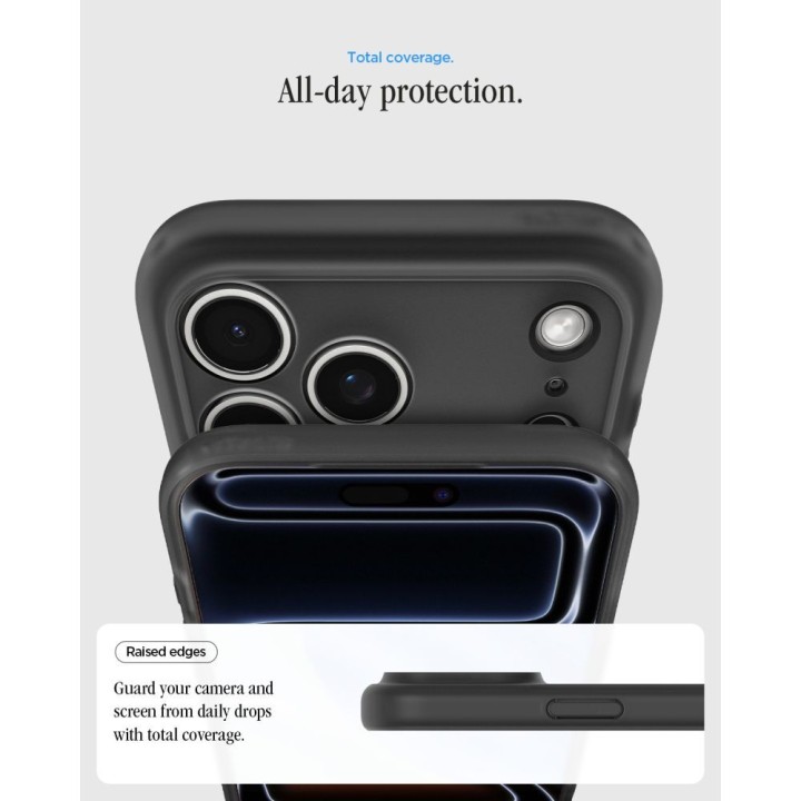 SPIGEN чехол ULTRA HYBRID совместимый с Magsafe для IPHONE 18 Pro / 17 Pro classic black