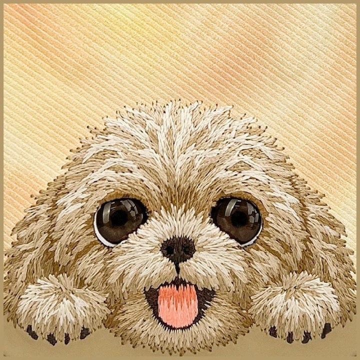 NIMMY чехол BIG EYED LYING TEDDY POODLE совместимый с MagSafe для IPHONE 18 Pro Max/17 Pro Max коричневый