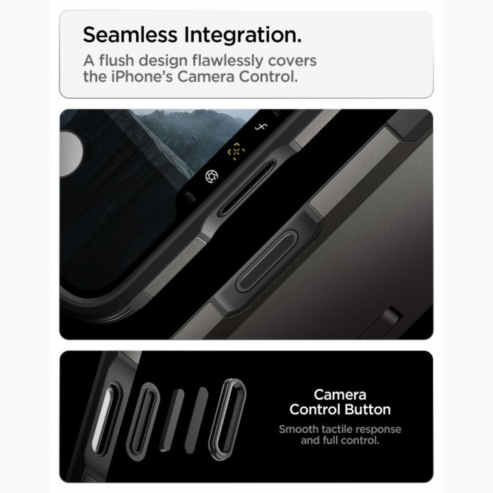 SPIGEN case TOUGH ARMOR T compatible with MagSafe for IPHONE 18 Pro Max / 17 Pro Max gunmetal