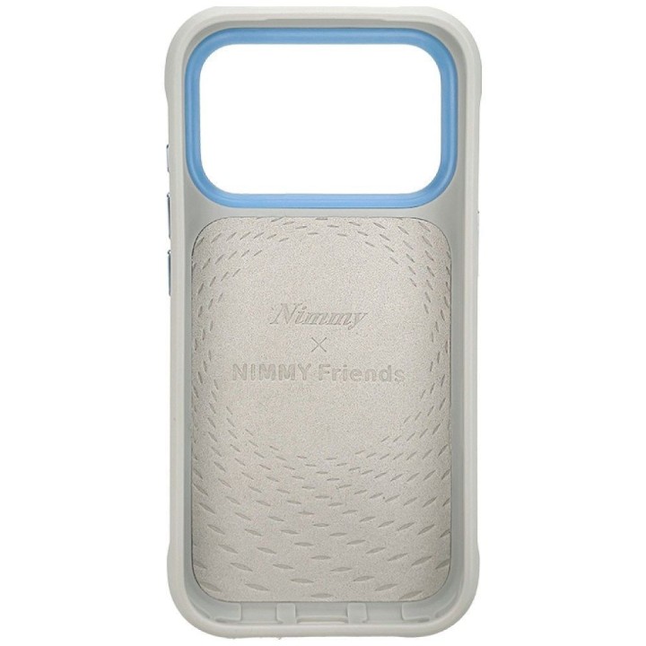 NIMMY чехол BIG EYED LYING SILVER SHADED CAT, совместимый с MagSafe, для IPHONE 18 Pro/17 Pro серый