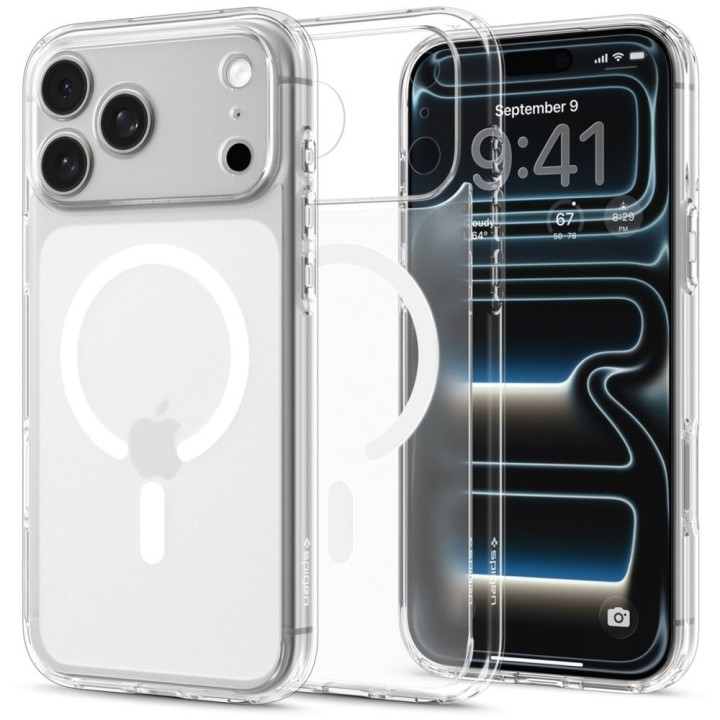 SPIGEN чохол ULTRA HYBRID, сумісний із MagSafe, для IPHONE 18 Pro / 17 Pro frost white