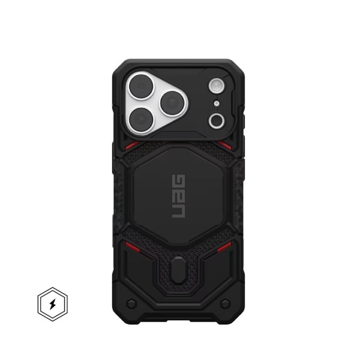 UAG Urban Armor Gear чехол Monach Pro совместимый с Magsafe для IPHONE 18 Pro/17 Pro кевлар black