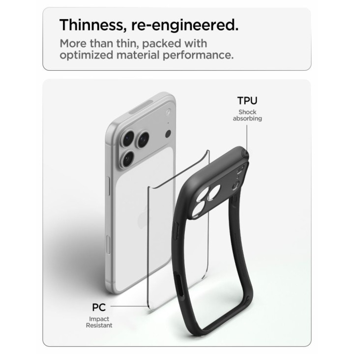 SPIGEN case ULTRA HYBRID for IPHONE 18 Pro Max / 17 Pro Max matte black