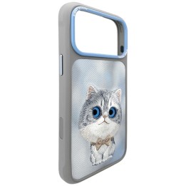 NIMMY чехол BIG EYED SILVER SHADED CAT для IPHONE 18 Pro/17 Pro серый