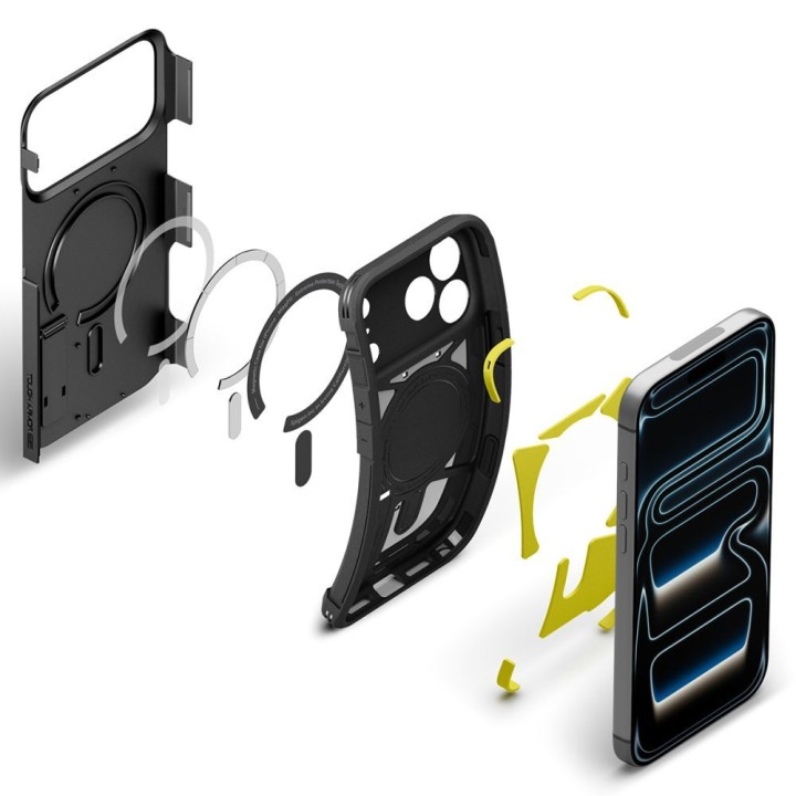 SPIGEN case TOUGH ARMOR T compatible with Magsafe for IPHONE 18 Pro Max / 17 Pro Max black
