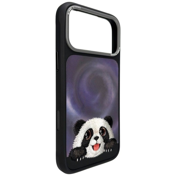 NIMMY case BIG EYED LYING GIANT PAND compatible with Magsafe for IPHONE 18 Pro/17 Pro black