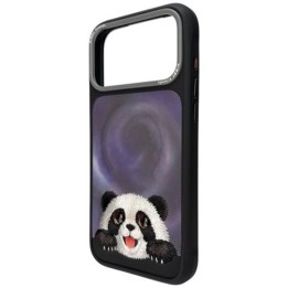 NIMMY case BIG EYED LYING GIANT PAND compatible with Magsafe for IPHONE 18 Pro Max/17 Pro Max black