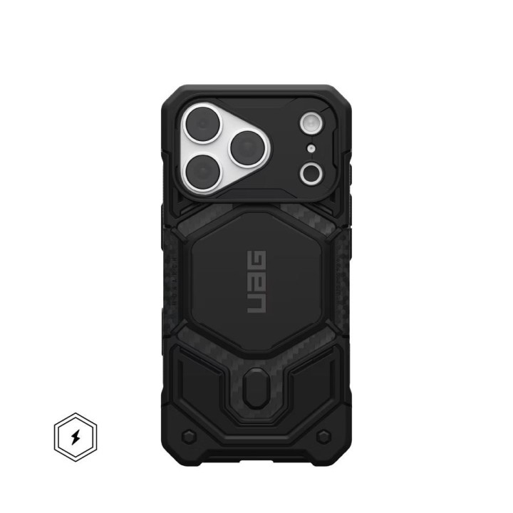 UAG Urban Armor Gear case Monach Pro compatible with MagSafe for IPHONE 18 Pro/17 Pro carbon fiber