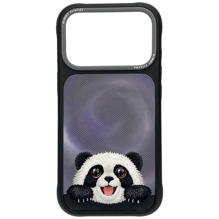 NIMMY case BIG EYED LYING GIANT PAND compatible with MagSafe for IPHONE 18 Pro Max/17 Pro Max black