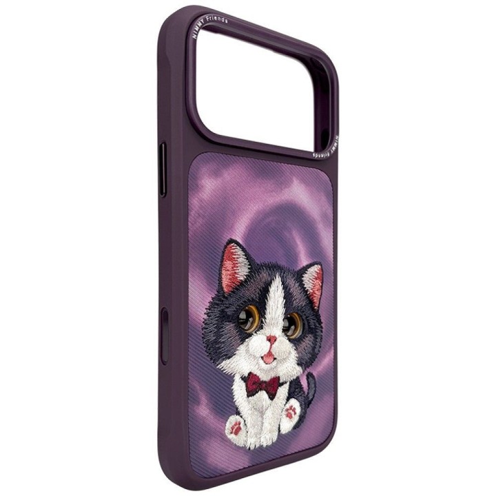 NIMMY чехол BIG EYED CREAM CAT для IPHONE 18 Pro Max/17 Pro Max фиолетовый