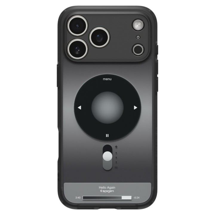 SPIGEN чехол ULTRA HYBRID совместимый с Magsafe для IPHONE 18 Pro / 17 Pro classic black