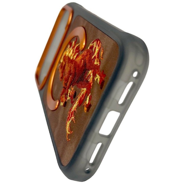 NIMMY case MAGNETIC FANTASY ANIMAL HORSE compatible with MagSafe for IPHONE 18 Pro Max/17 Pro Max orange