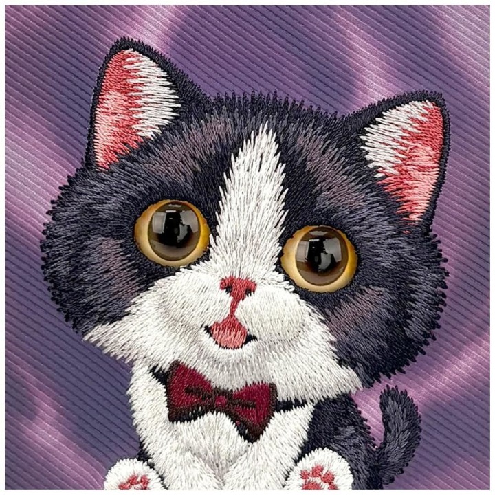 NIMMY чехол BIG EYED CREAM CAT для IPHONE 18 Pro Max/17 Pro Max фиолетовый