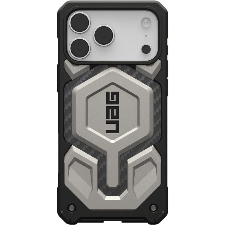 UAG Urban Armor Gear чехол Monach Pro совместимый с Magsafe для IPHONE 18 Pro Max/17 Pro Max titanium