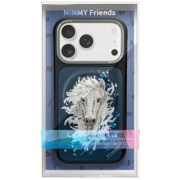 NIMMY case HORSE compatible with Magsafe for IPHONE 18 Pro Max/17 Pro Max navy blue