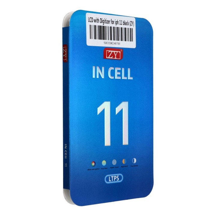 Display for iPhone 11 with touch screen black (ZY-LTPS) IC Transferable