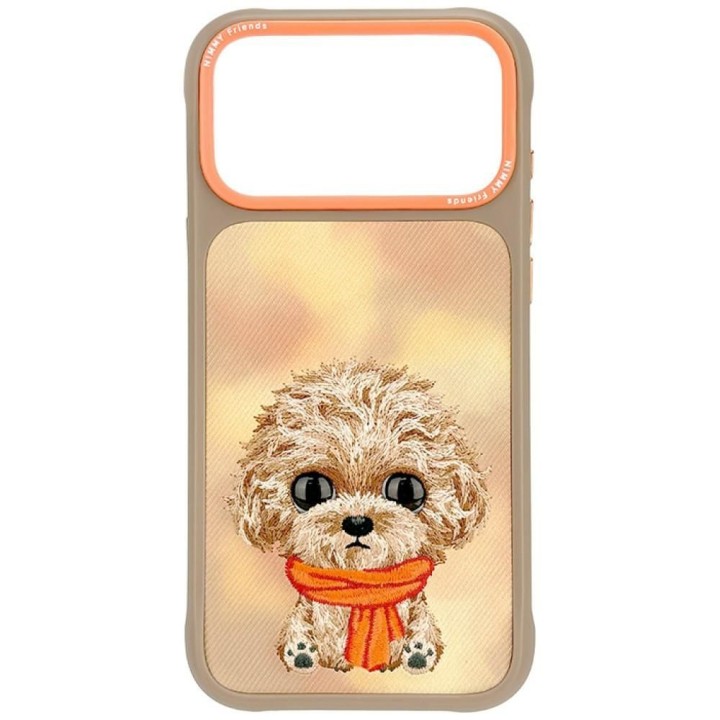 NIMMY case BIG EYED TEDDY POODLE for IPHONE 18 Pro Max/17 Pro Max brown