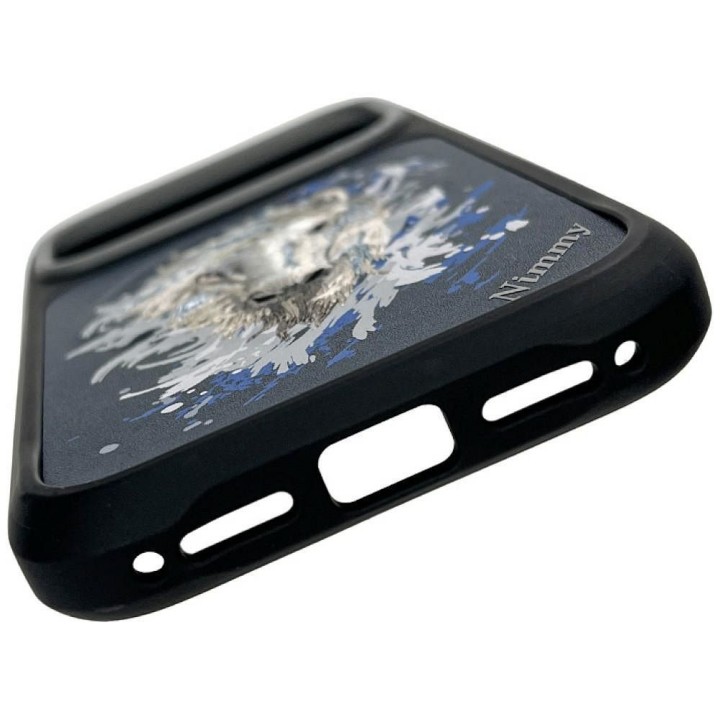 NIMMY чехол HORSE совместимый с MagSafe для IPHONE 18 Pro Max/17 Pro Max темно-синий