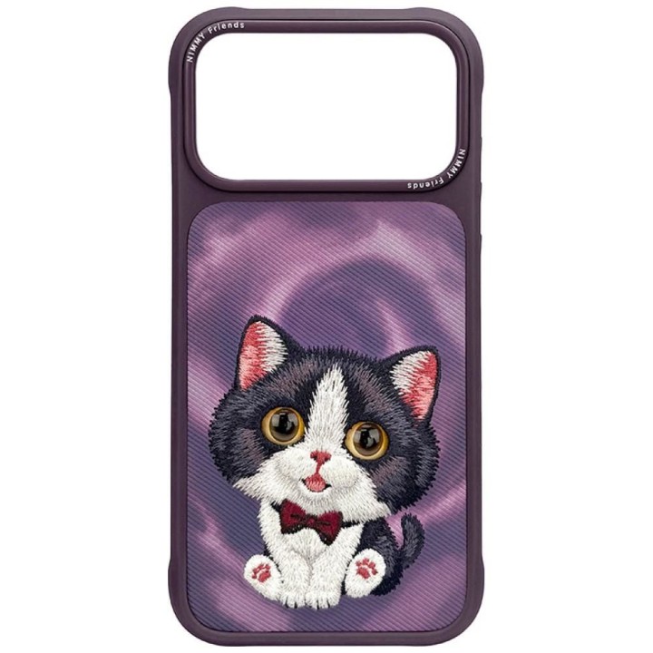 NIMMY чехол BIG EYED CREAM CAT для IPHONE 18 Pro/17 Pro фиолетовый